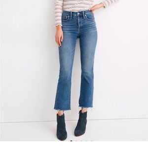 Madewell Women's Boot Cut Jeans - Blue